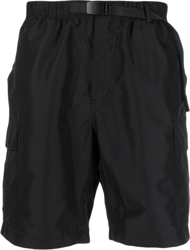 Gramicci Shorts met taillegesp Zwart