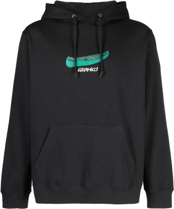 Gramicci Hoodie met logoprint Zwart