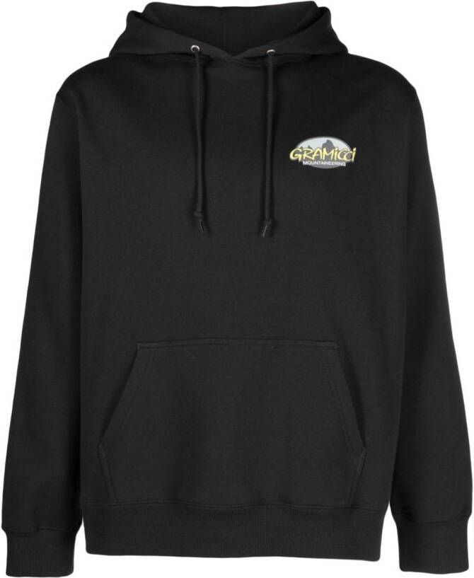 Gramicci Hoodie met logoprint Zwart
