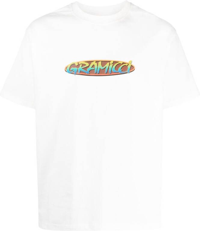 Gramicci T-shirt met logoprint Wit