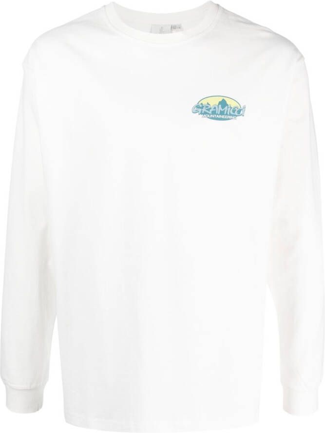Gramicci T-shirt met logoprint Wit