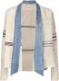 Greg Lauren Gestreept jack Beige - Thumbnail 1