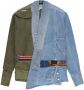 Greg Lauren Jack met asymmetrisch ontwerp Blauw - Thumbnail 1