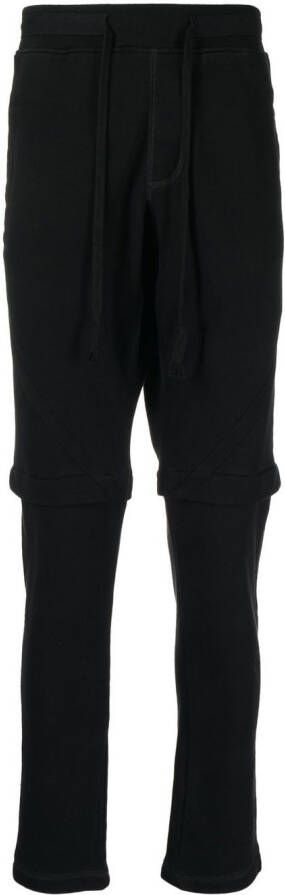 Greg Lauren Joggingbroek met trekkoord Zwart