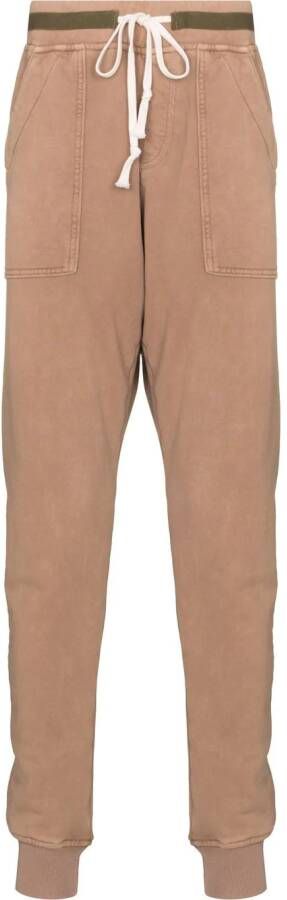 Greg Lauren Trainingsbroek met trekkoord Bruin