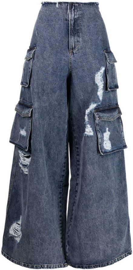 Ground Zero Cargo jeans Blauw