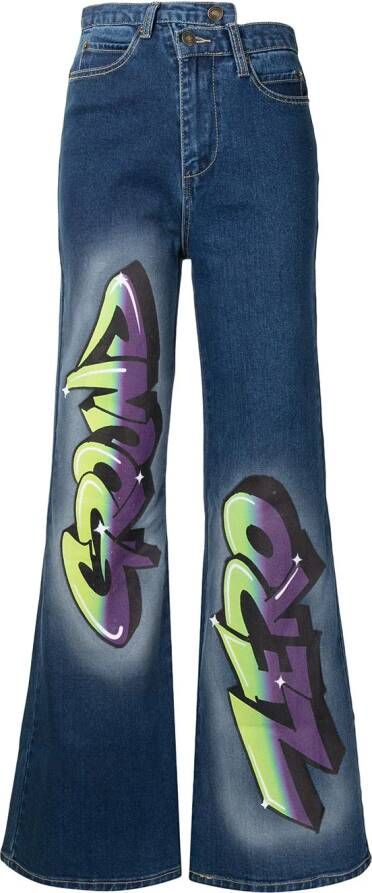 Ground Zero Flared jeans Blauw