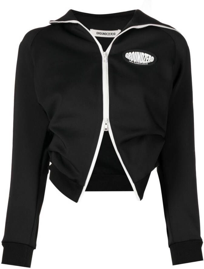 Ground Zero Jack met logopatch Zwart