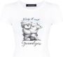Ground Zero T-shirt met tekst Wit - Thumbnail 1