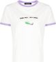 Ground Zero T-shirt met tekst Wit - Thumbnail 1