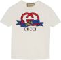 Gucci 1921 T-shirt met GG logo Wit - Thumbnail 1