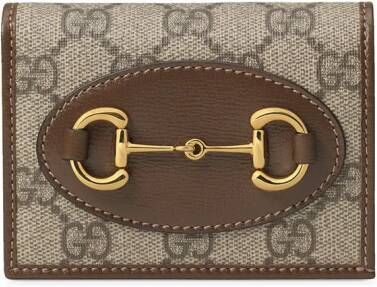 Gucci 1955 portemonnee met print Beige