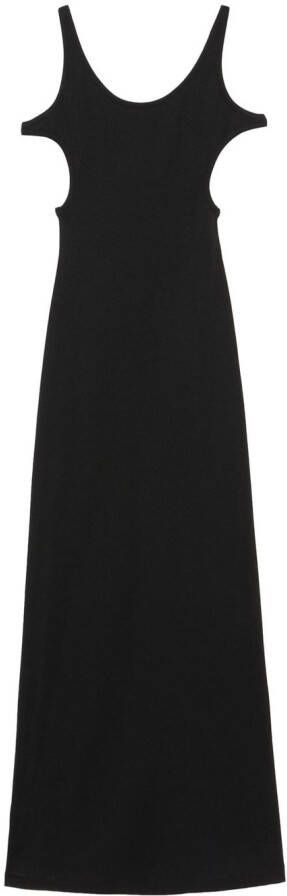 Gucci Maxi-jurk met uitgesneden detail Zwart