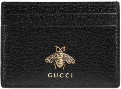 Gucci Leren pasjeshouder Zwart