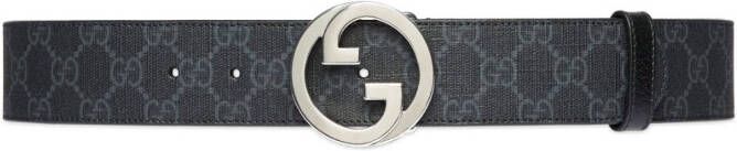 Gucci Riem met monogram Zwart