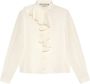Gucci Blouse van crêpe de chine Wit - Thumbnail 1