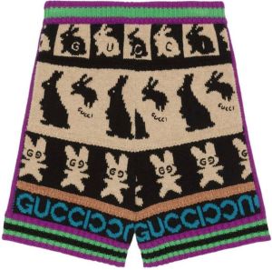 Gucci Gebreide shorts Zwart