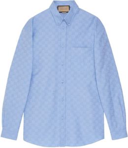 Gucci Canvas blouse Blauw