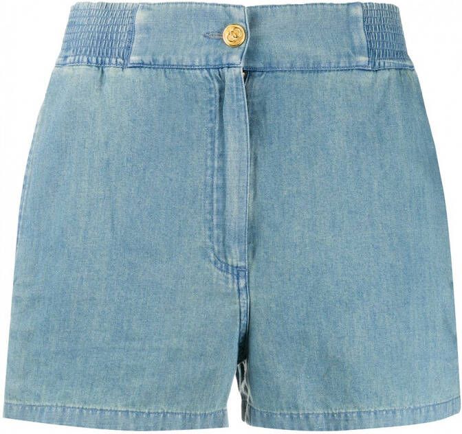 Gucci Chambray shorts Blauw