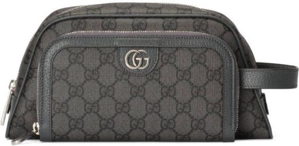 Gucci Clutch met GG-canvas Grijs
