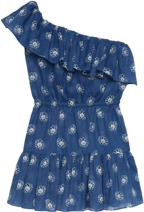 Gucci Asymmetrische jurk Blauw