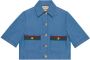 Gucci Denim blouse Blauw - Thumbnail 1