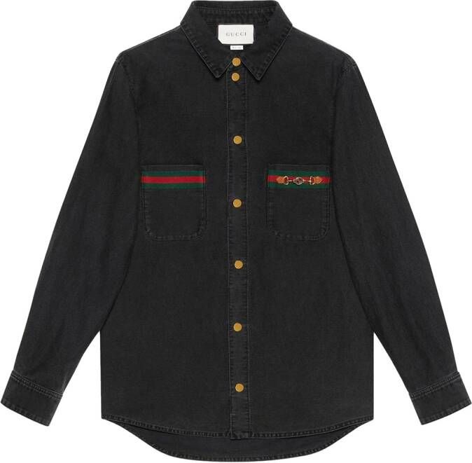 Gucci Denim overhemd Zwart