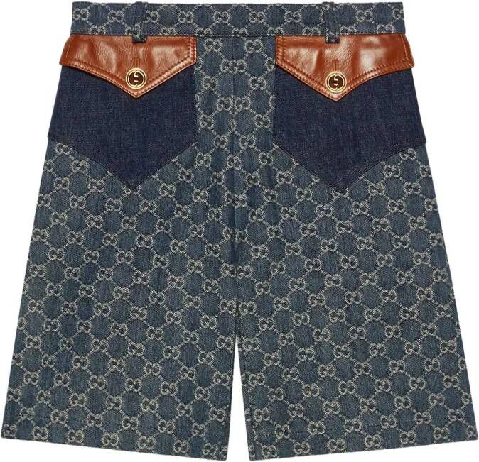 Gucci Denim shorts Blauw