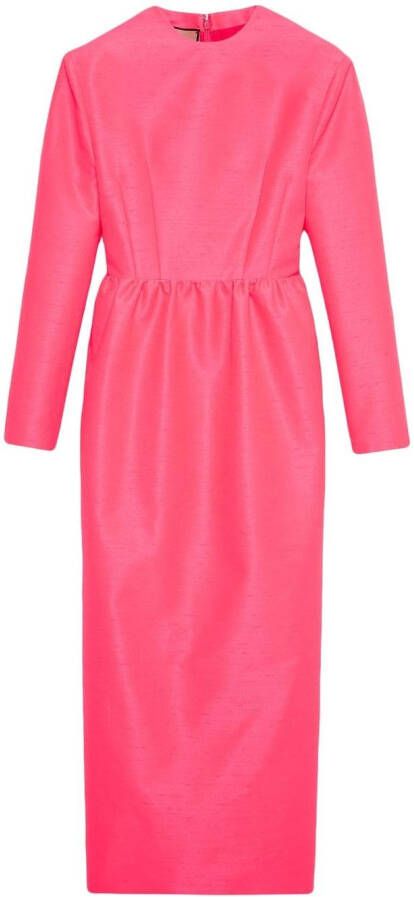 Gucci Geplooide maxi-jurk Roze