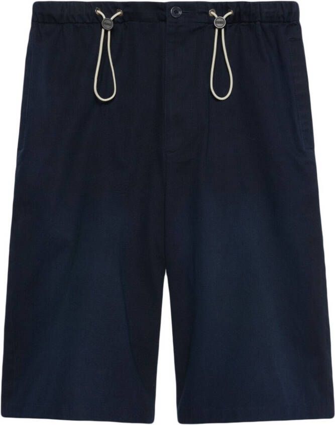 Gucci Shorts met geborduurd logo Blauw