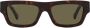 Gucci Eyewear 1301 zonnebril met rechthoekig montuur Groen - Thumbnail 1