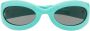 Gucci Eyewear Blondie zonnebril met geometrisch montuur Blauw - Thumbnail 1