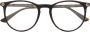 Gucci Eyewear Bril met schildpadschild design Zwart - Thumbnail 1
