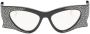 Gucci Eyewear Zonnebril verfraaid met kristallen Zwart - Thumbnail 1