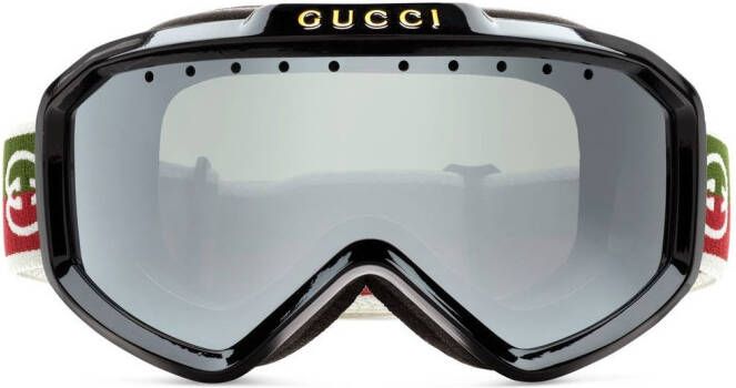 Gucci Eyewear GG zonnebril met masker montuur Zwart