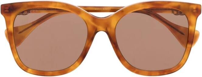 Gucci Eyewear GG zonnebril met cat-eye montuur Bruin