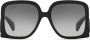 Gucci Eyewear GG zonnebril met vierkant montuur Zwart - Thumbnail 1