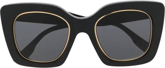 Gucci Eyewear GG1151S cat-eye zonnebril Zwart