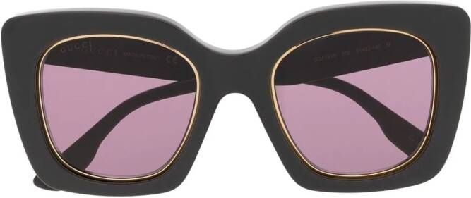 Gucci Eyewear GG1151S zonnebril met cat-eye montuur Paars