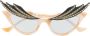 Gucci Eyewear Hollywood Forever cat-eye zonnebril Beige - Thumbnail 1