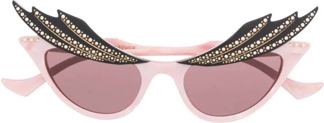 Gucci Eyewear Hollywood Forever cat-eye zonnebril Roze