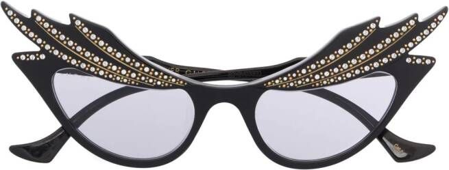 Gucci Eyewear Hollywood Forever cat-eye zonnebril Zwart