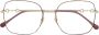 Gucci Eyewear Horsebit zonnebril met vierkant montuur Goud - Thumbnail 1