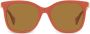 Gucci Eyewear Interlocking G zonnebril met vierkant montuur Roze - Thumbnail 1
