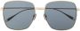 Gucci Eyewear Zonnebril met vierkant montuur Goud - Thumbnail 1