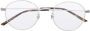 Gucci Eyewear Oval bril met rond montuur Zilver - Thumbnail 1