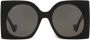 Gucci Eyewear Zonnebril met vierkant montuur Zwart - Thumbnail 1