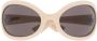Gucci Eyewear Zonnebril met oversized montuur Beige - Thumbnail 1