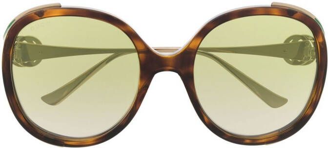 Gucci Eyewear oversized round sunglasses Bruin