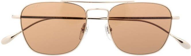 Gucci Eyewear Zonnebril met piloten montuur Goud